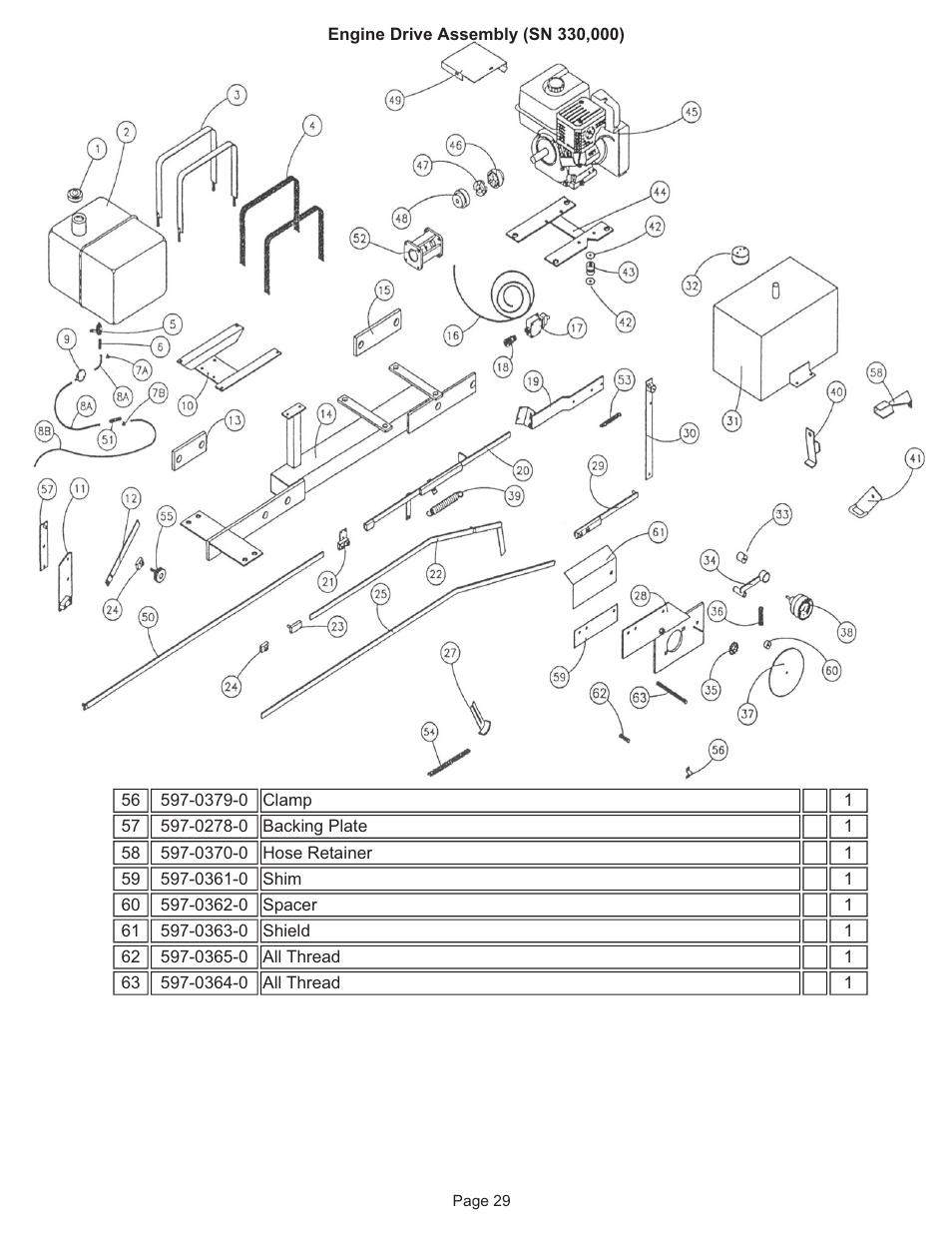 Kifco E37x1220 330,000 - 349,999 Parts Manual User Manual | Page 29 / 35