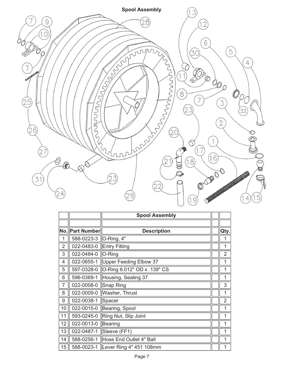 Kifco E37x1220 330,000 - 349,999 Parts Manual User Manual | Page 7 / 35