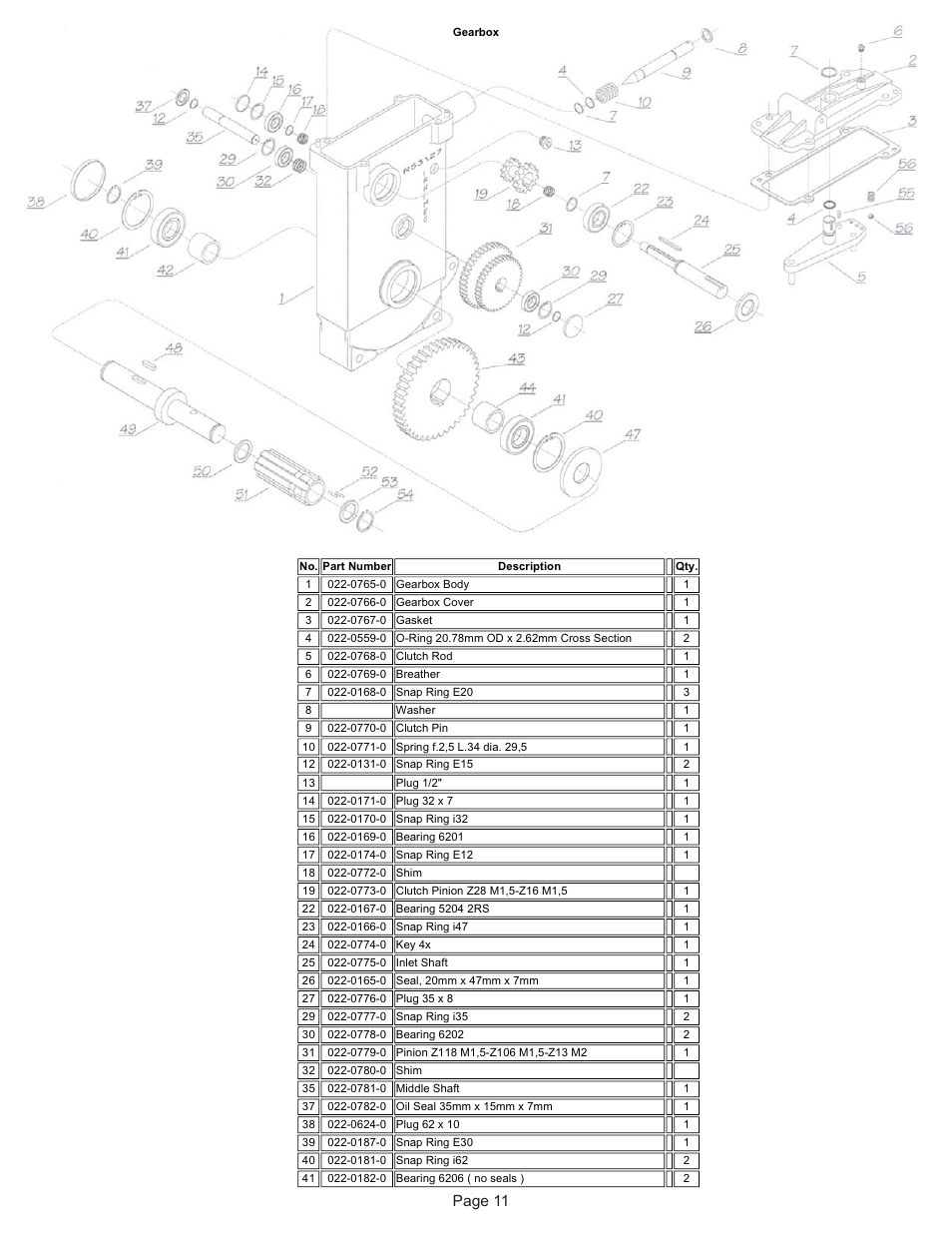 Page 11 | Kifco E37x1220 350,000 - 359,999 Parts Manual User Manual | Page 11 / 19