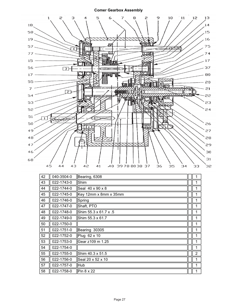 Kifco E37x1220 60,000 - 380,539 Parts Manual User Manual | Page 27 / 51