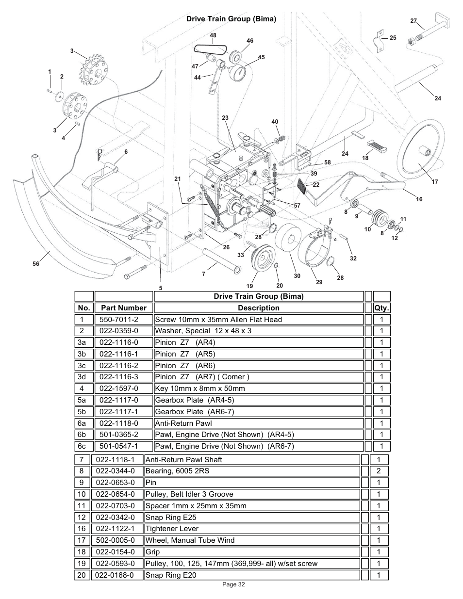 Kifco E37x1220 60,000 - 380,539 Parts Manual User Manual | Page 32 / 51