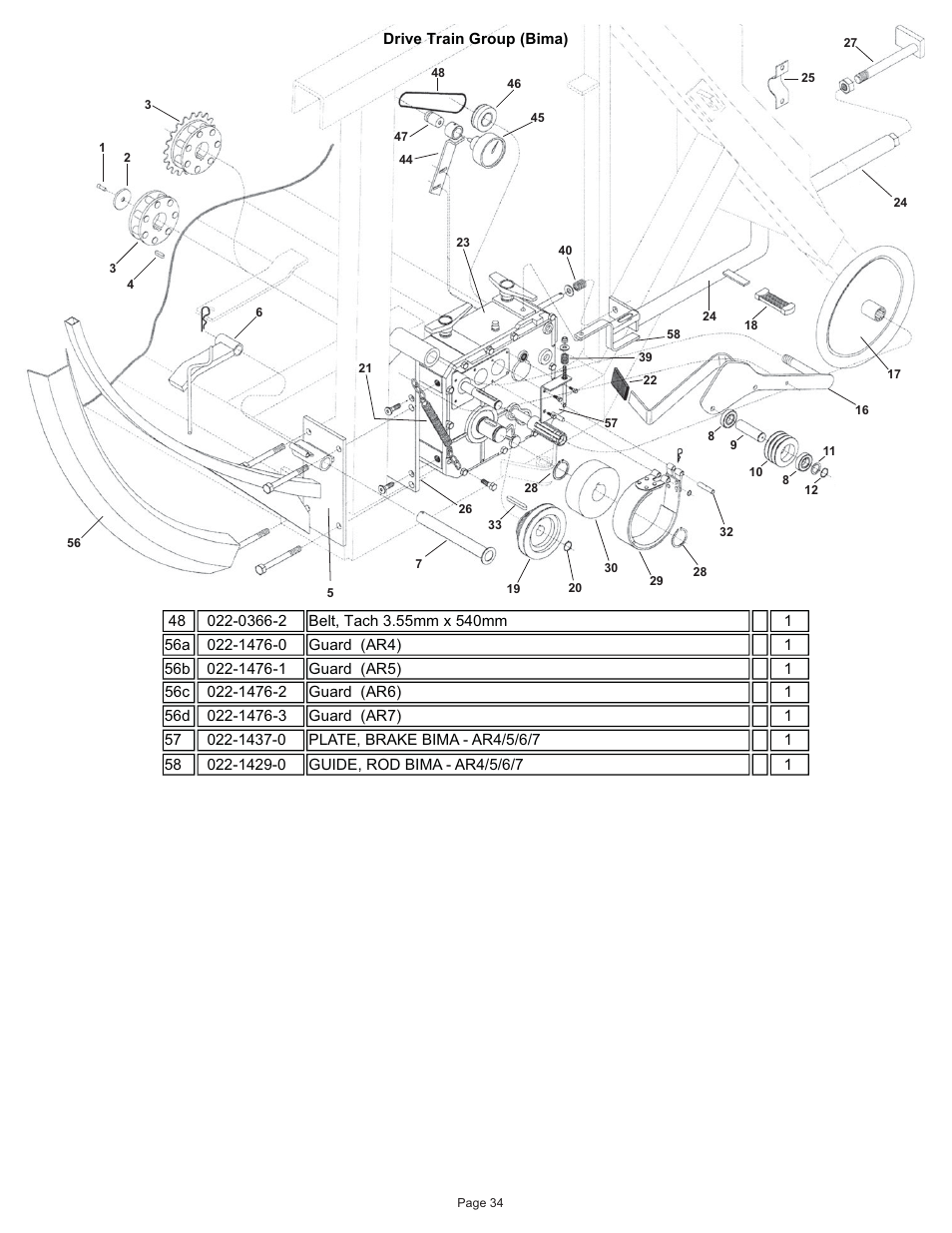 Kifco E37x1220 60,000 - 380,539 Parts Manual User Manual | Page 34 / 51