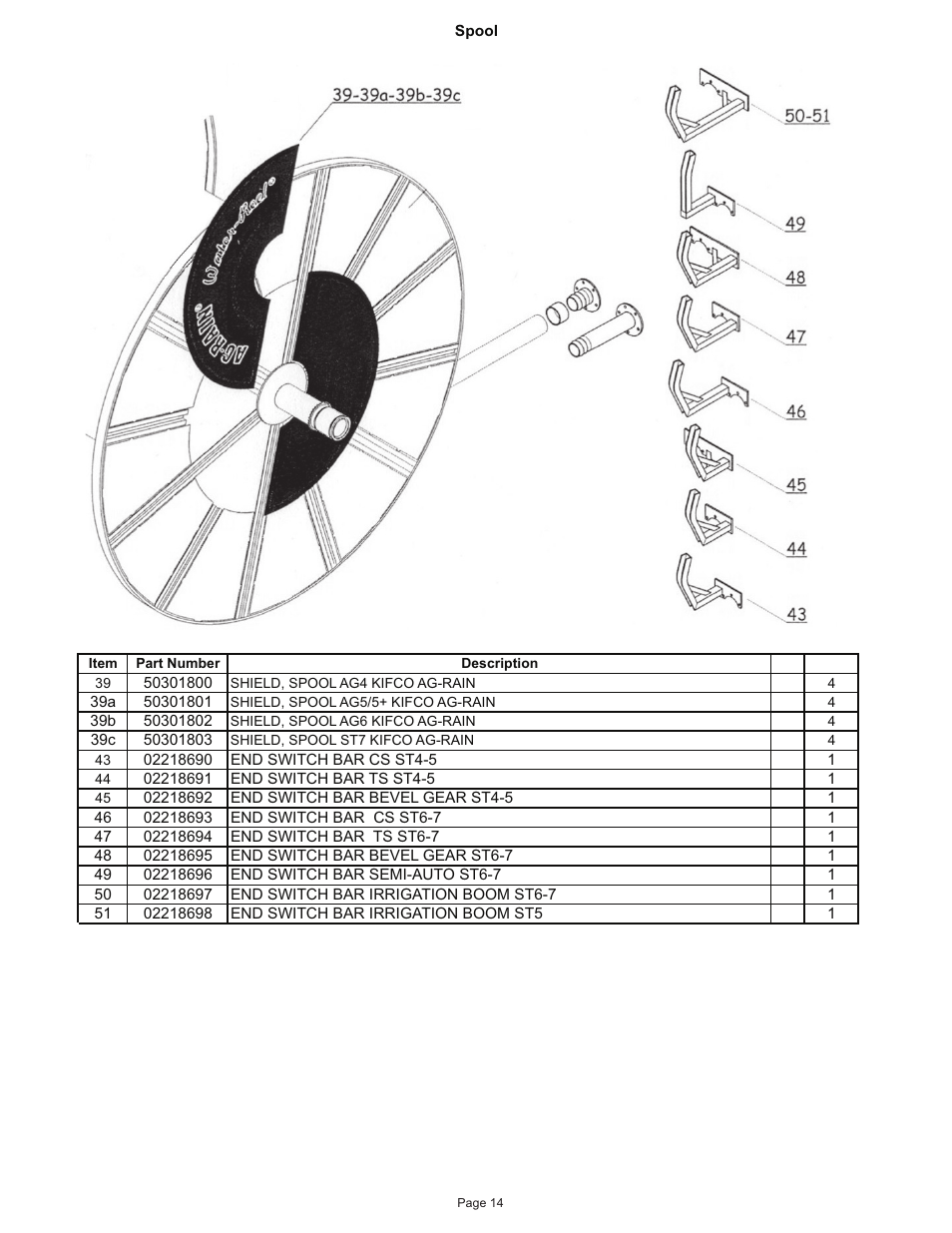 Kifco E40x1250 400,000 - 460,072 Parts Manual User Manual | Page 14 / 44