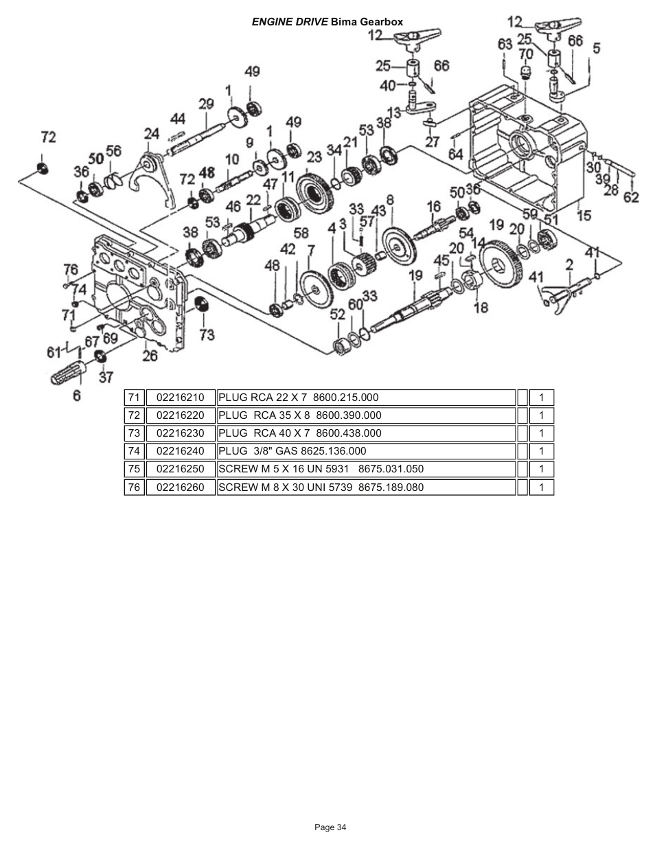 Kifco E40x1250 400,000 - 460,072 Parts Manual User Manual | Page 34 / 44