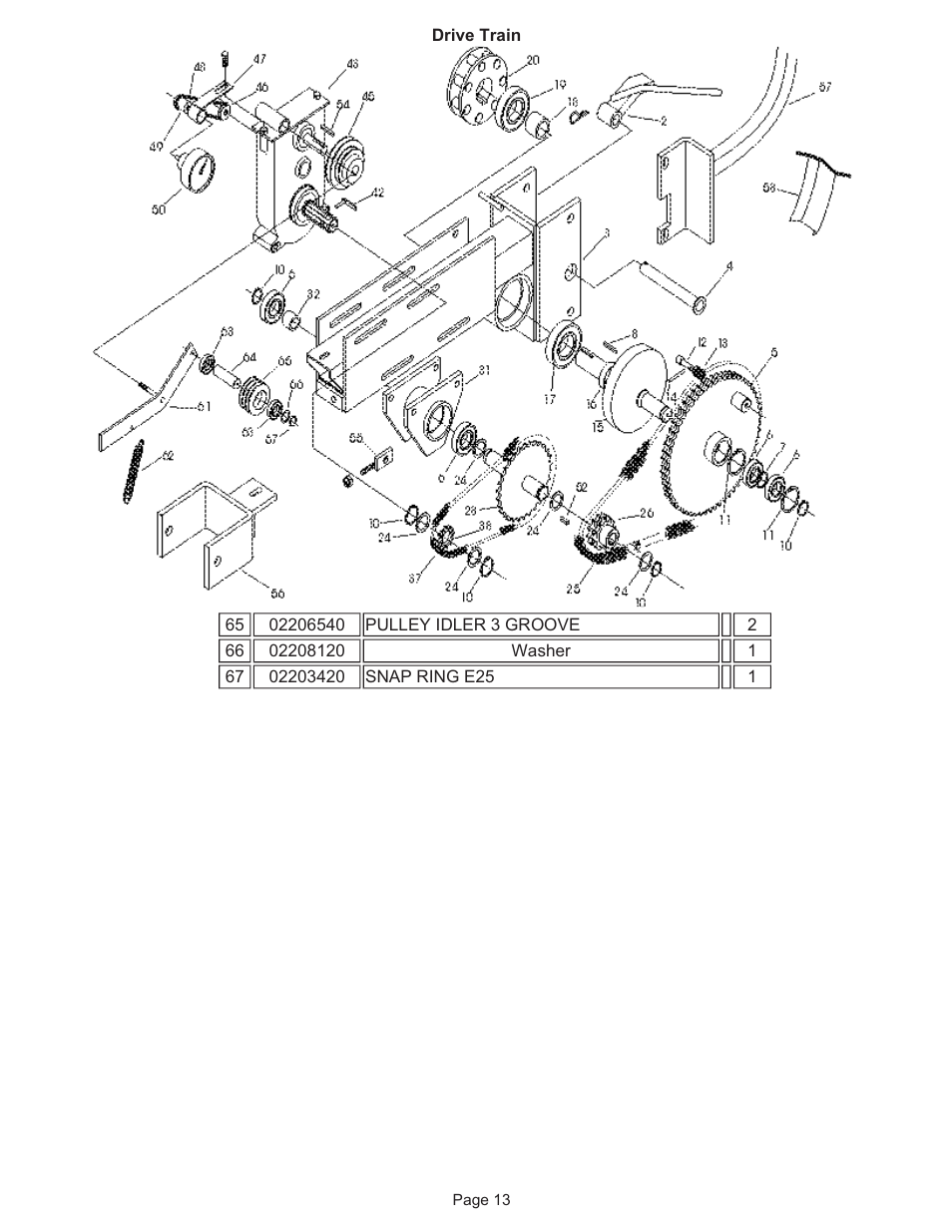 Kifco E37M 340,000 - 359,999 Parts Manual User Manual | Page 13 / 23