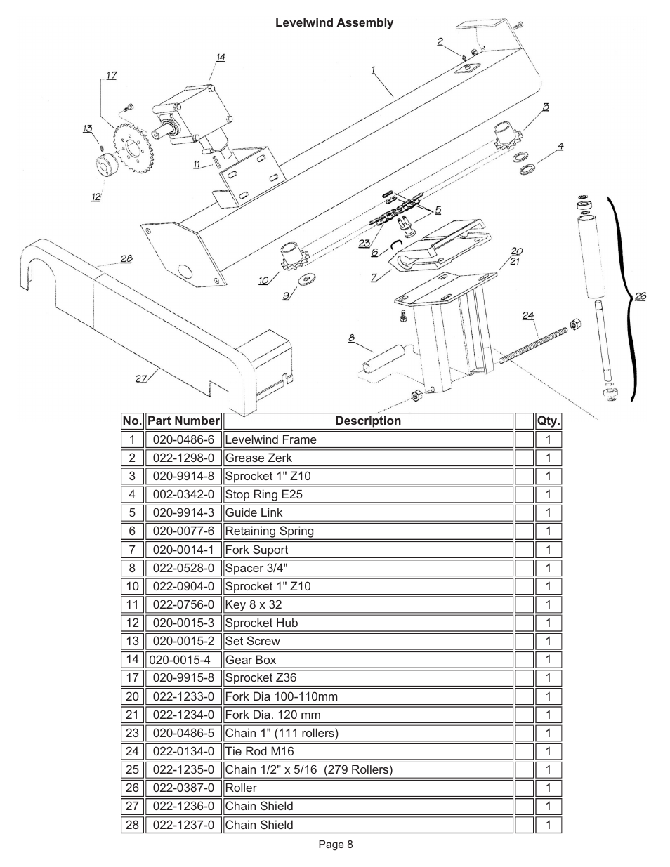 Kifco E37M 340,000 - 359,999 Parts Manual User Manual | Page 8 / 23