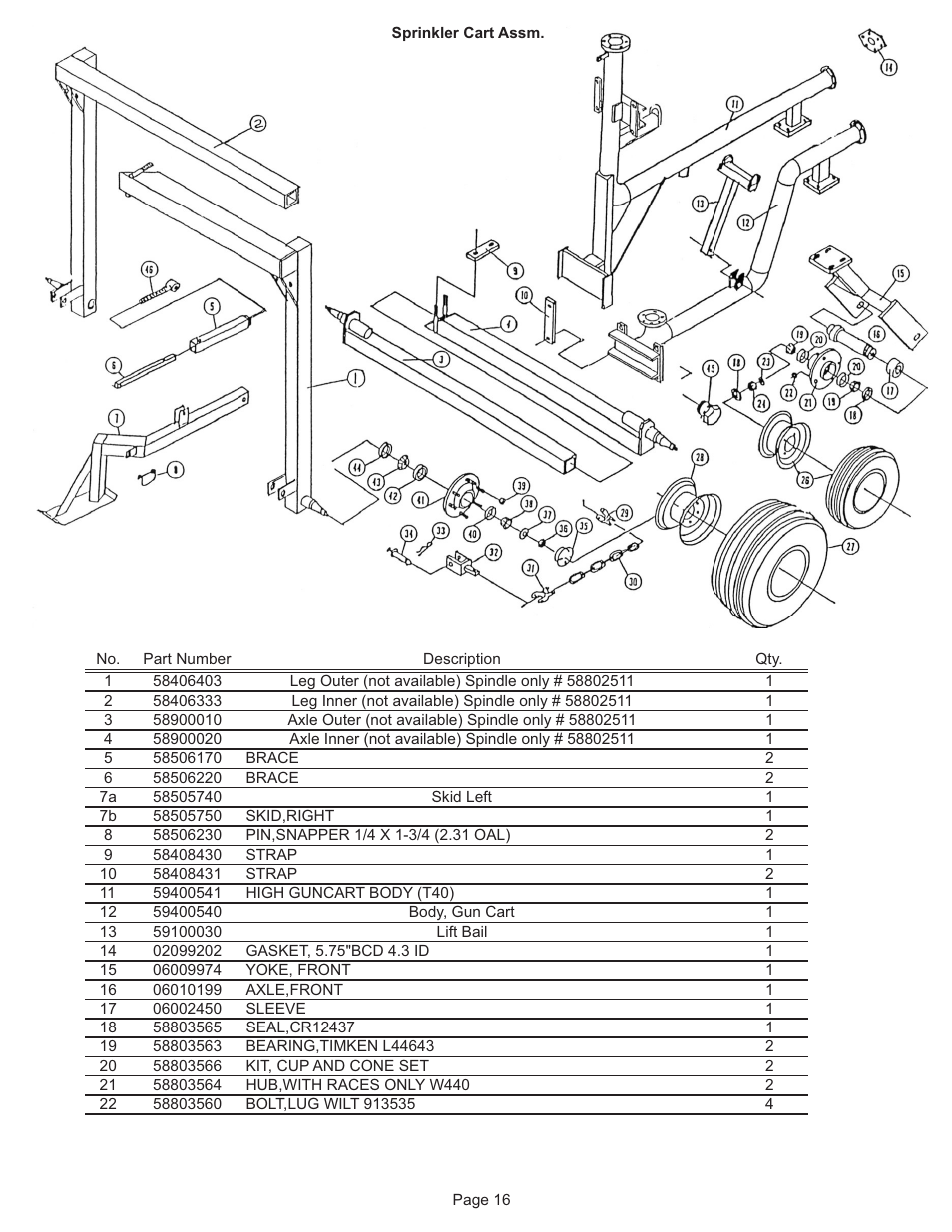 Kifco T40x1320 290,000 - 299,999 Parts Manual User Manual | Page 16 / 23