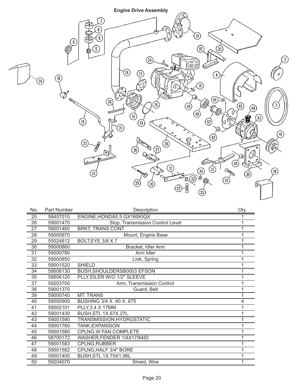 Kifco T40x1320 290,000 - 299,999 Parts Manual User Manual | Page 20 / 23