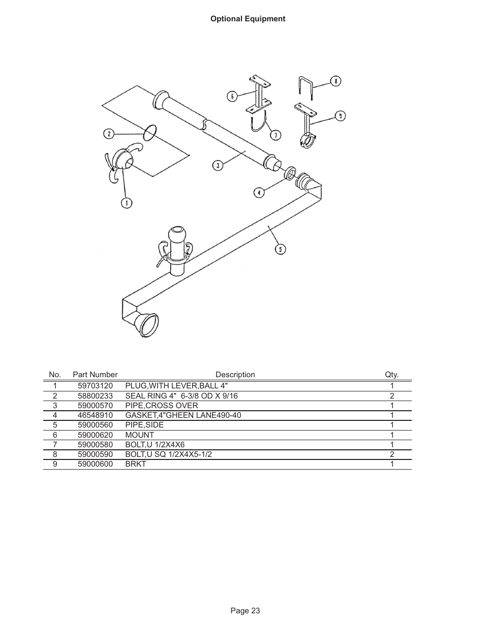 Kifco T40x1320 290,000 - 299,999 Parts Manual User Manual | Page 23 / 23