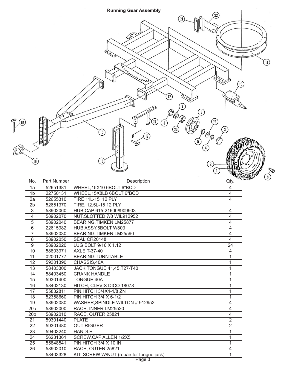 Kifco T40x1320 290,000 - 299,999 Parts Manual User Manual | Page 3 / 23