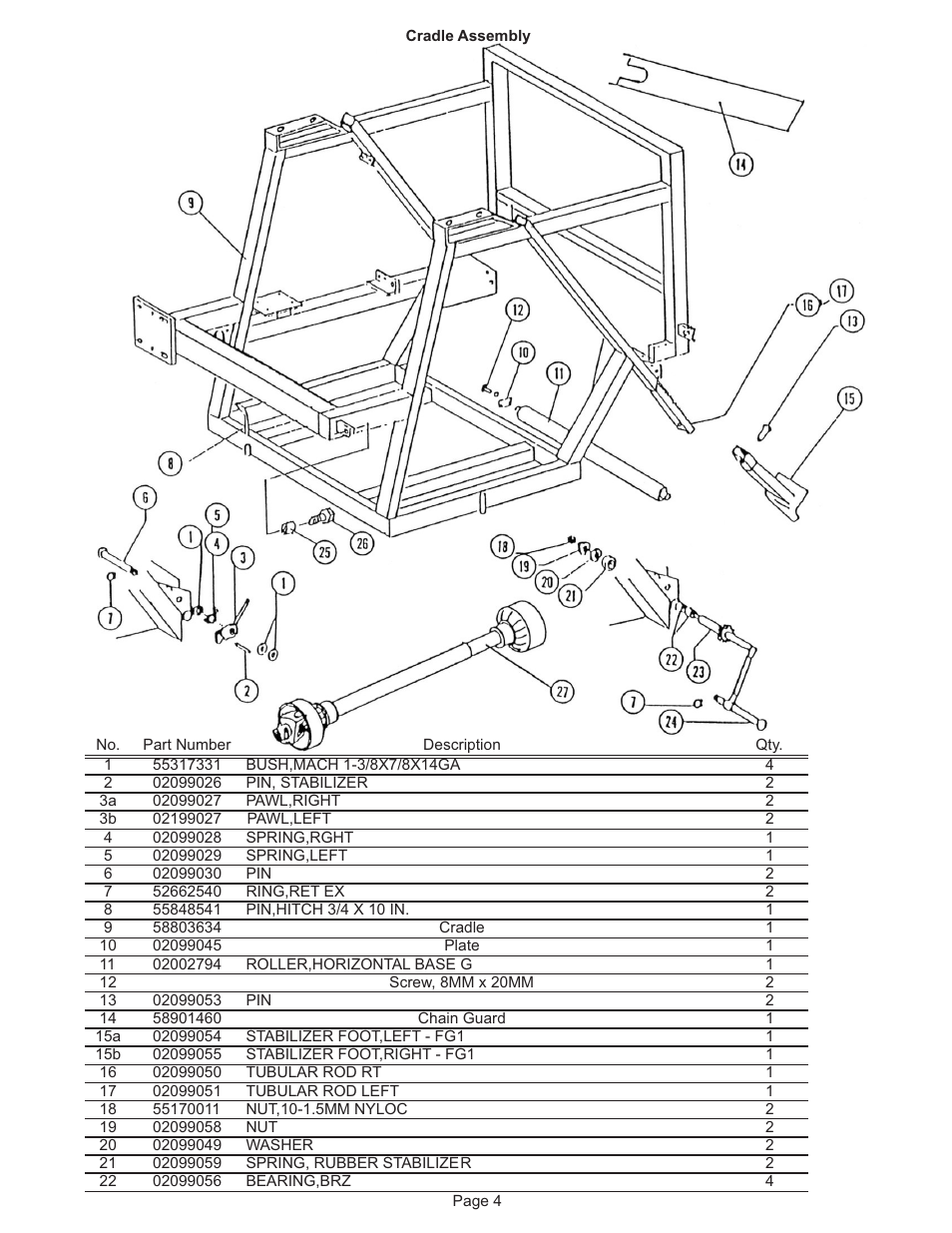 Kifco T40x1320 290,000 - 299,999 Parts Manual User Manual | Page 4 / 23