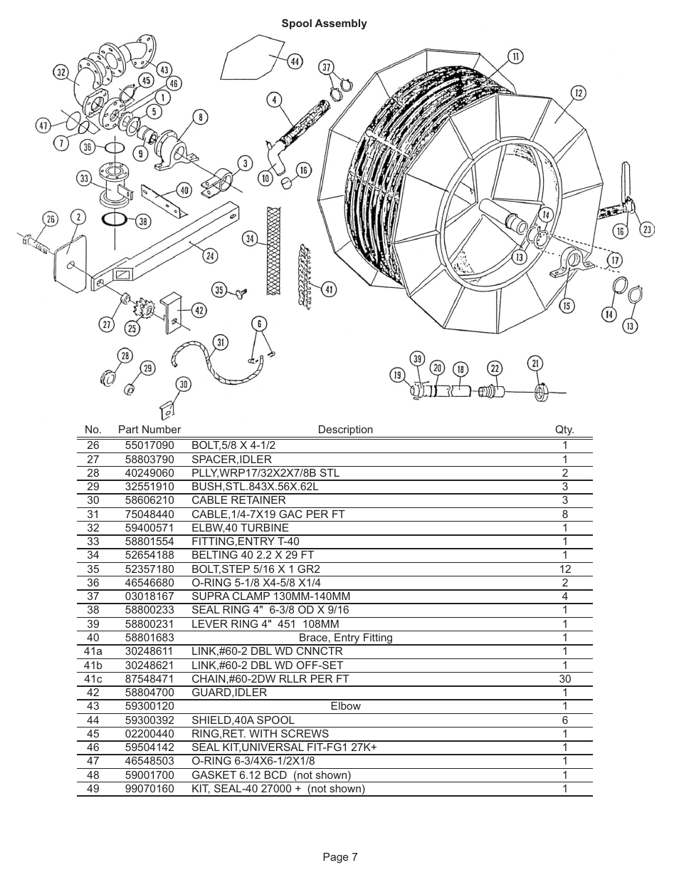 Kifco T40x1320 290,000 - 299,999 Parts Manual User Manual | Page 7 / 23