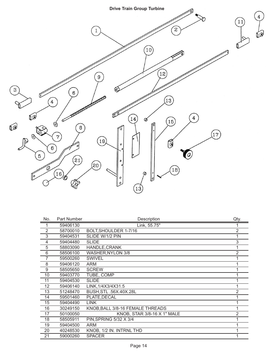 Kifco T40x1320 300,000 - 309,999 Parts Manual User Manual | Page 14 / 21