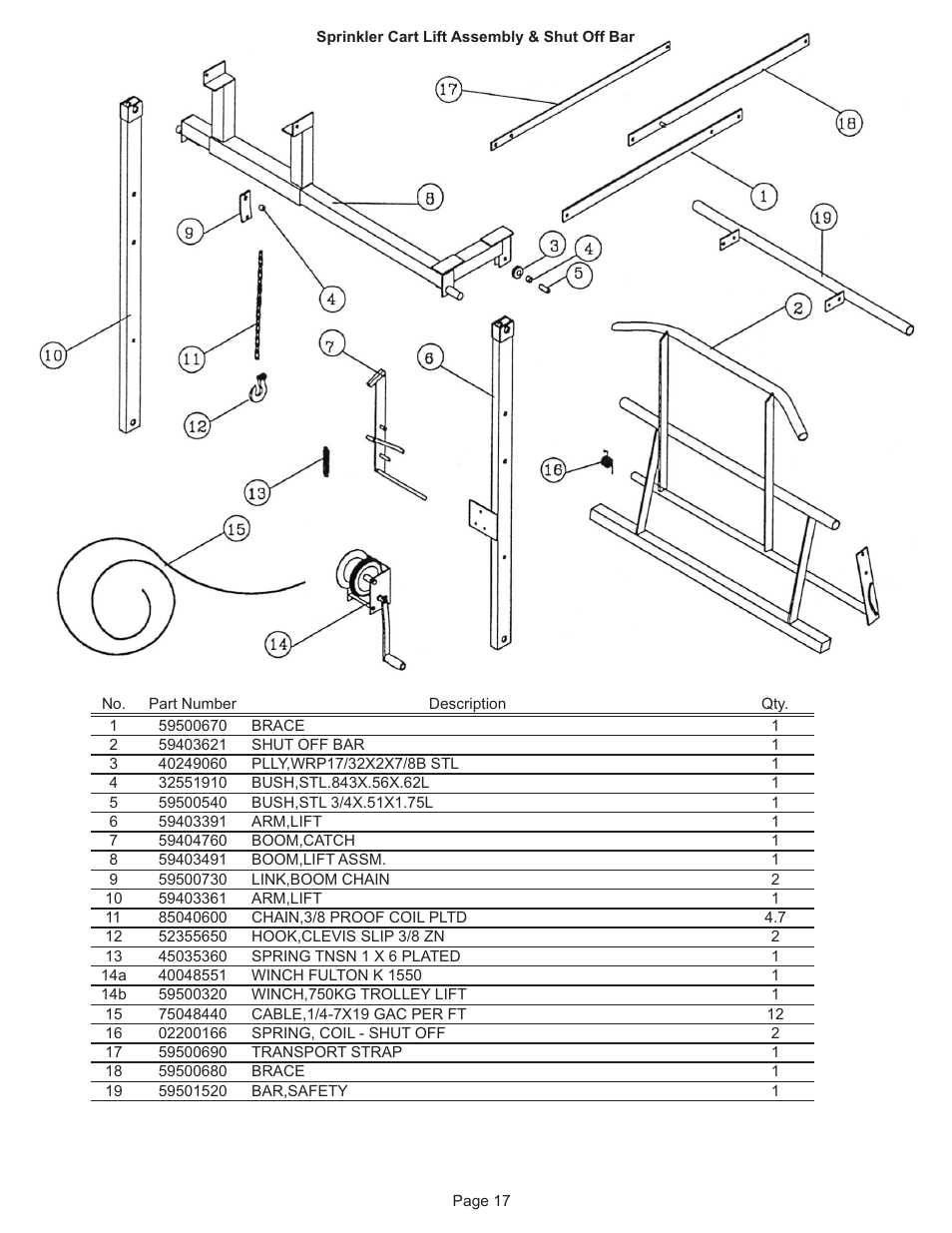 Kifco T40x1320 300,000 - 309,999 Parts Manual User Manual | Page 17 / 21