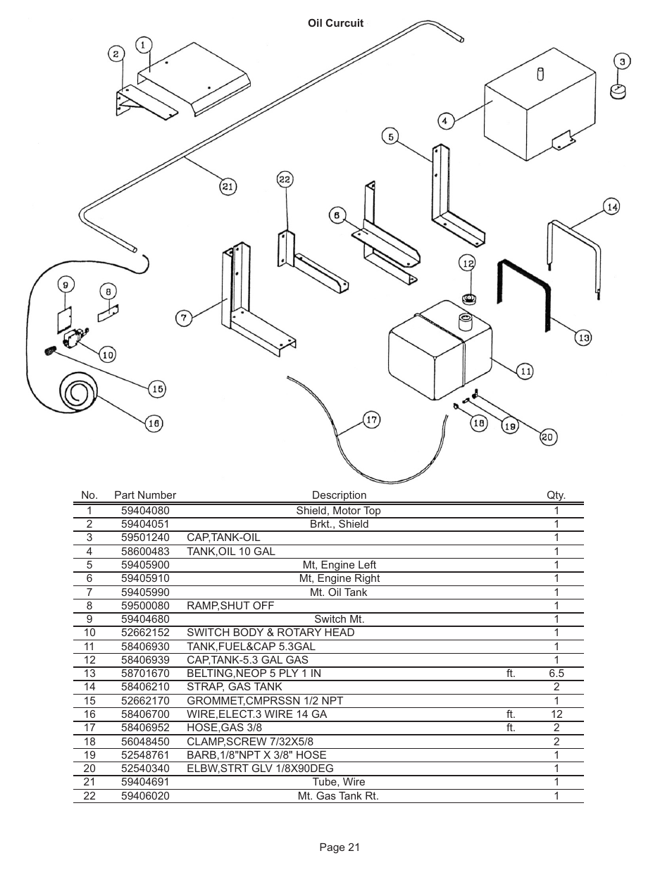 Kifco T40x1320 300,000 - 309,999 Parts Manual User Manual | Page 21 / 21