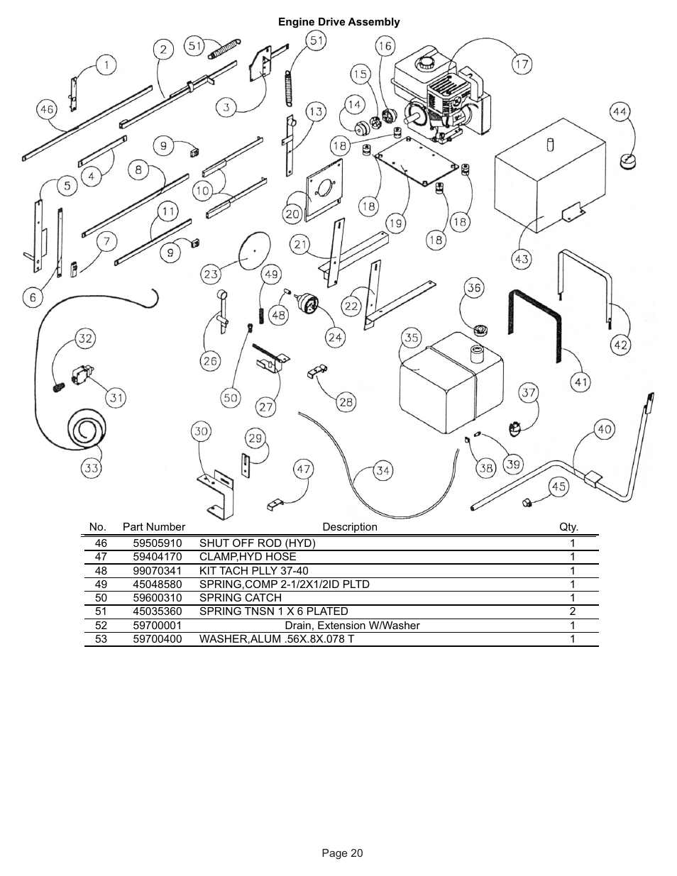 Kifco T40x1320 310,000 - 319,999 Parts Manual User Manual | Page 20 / 22