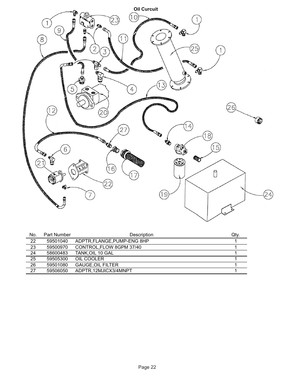 Kifco T40x1320 310,000 - 319,999 Parts Manual User Manual | Page 22 / 22