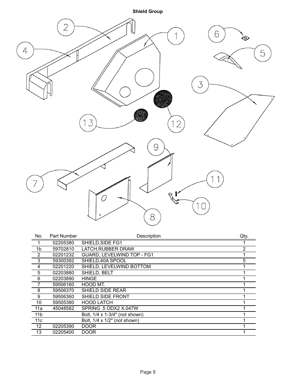 Kifco T40x1320 310,000 - 319,999 Parts Manual User Manual | Page 9 / 22