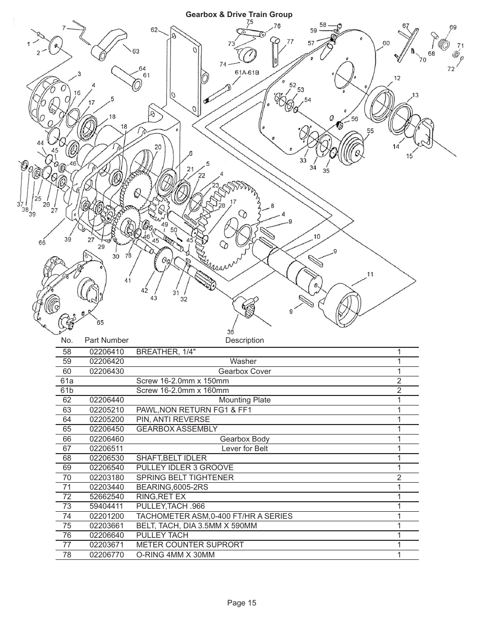 Kifco T40x1320 320,000 - 329,999 Parts Manual User Manual | Page 15 / 23