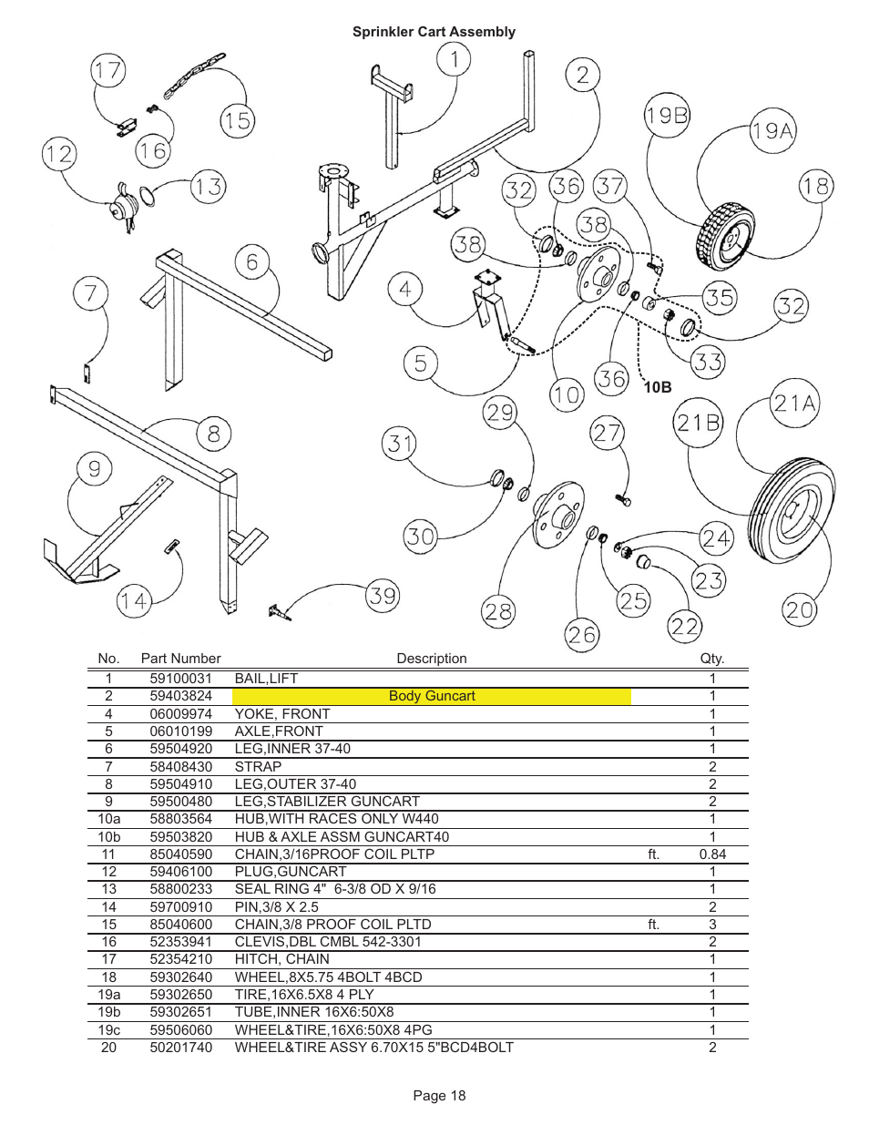 Kifco T40x1320 320,000 - 329,999 Parts Manual User Manual | Page 18 / 23