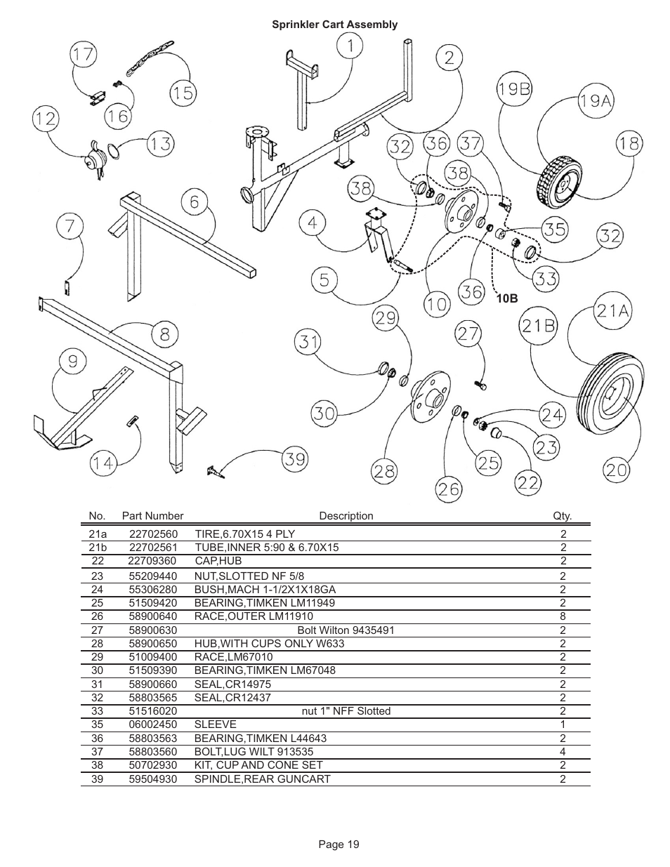 Kifco T40x1320 320,000 - 329,999 Parts Manual User Manual | Page 19 / 23