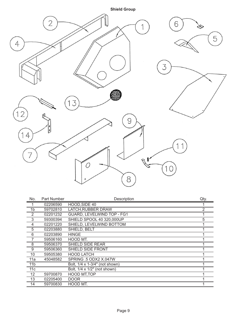 Kifco T40x1320 320,000 - 329,999 Parts Manual User Manual | Page 9 / 23