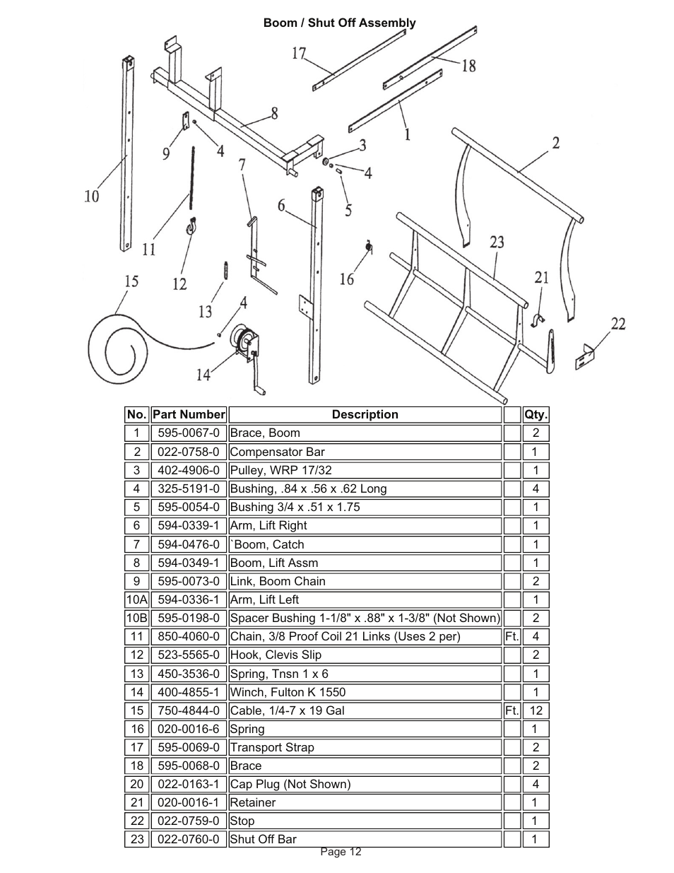 Kifco T40x1320 340,000 - 359,999 Parts Manual User Manual | Page 12 / 31