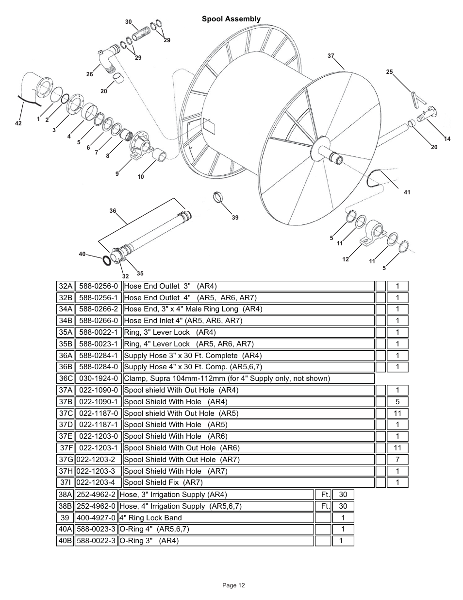 Kifco T40x1320 360,000 - 380,539 Parts Manual User Manual | Page 12 / 51