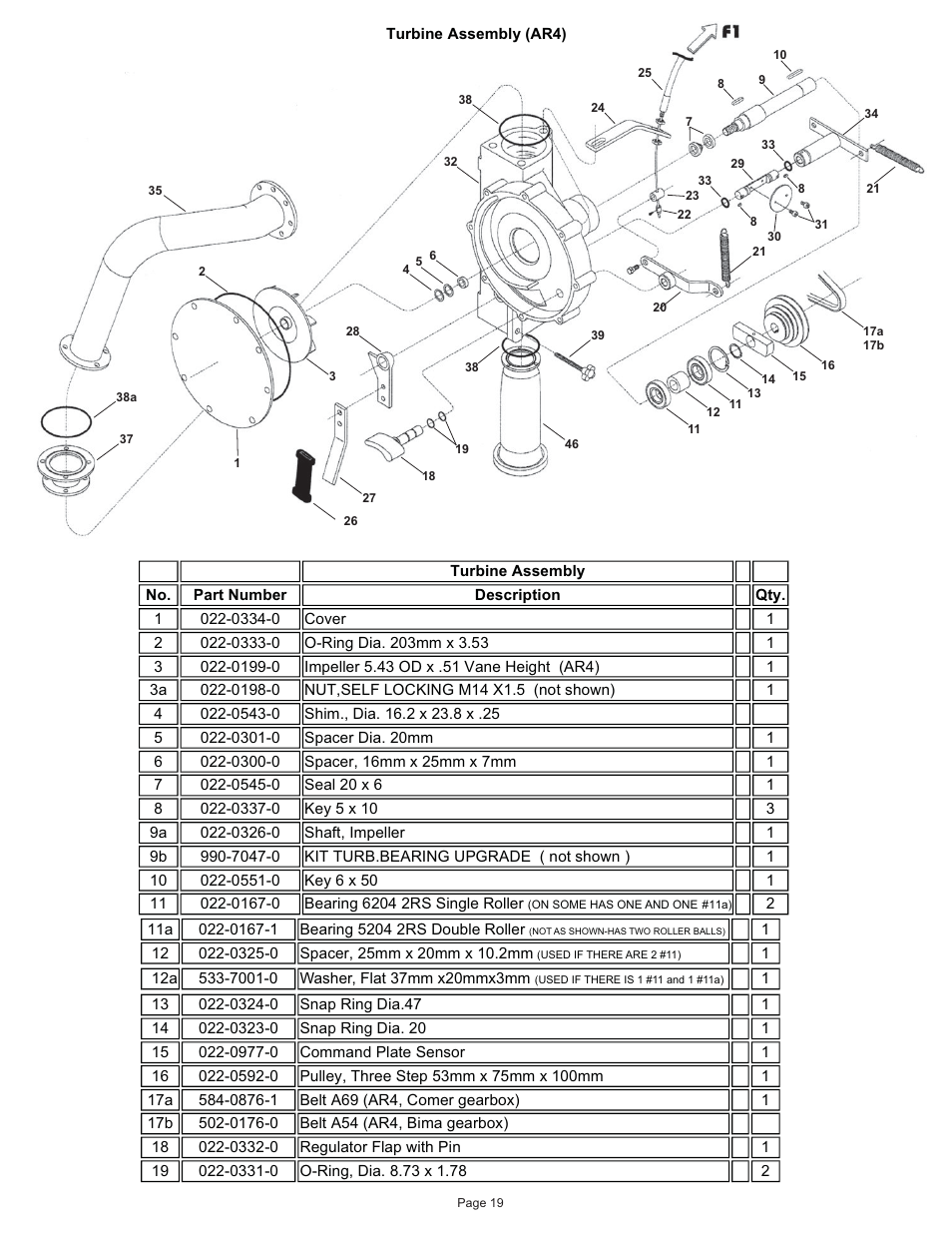 Kifco T40x1320 360,000 - 380,539 Parts Manual User Manual | Page 19 / 51