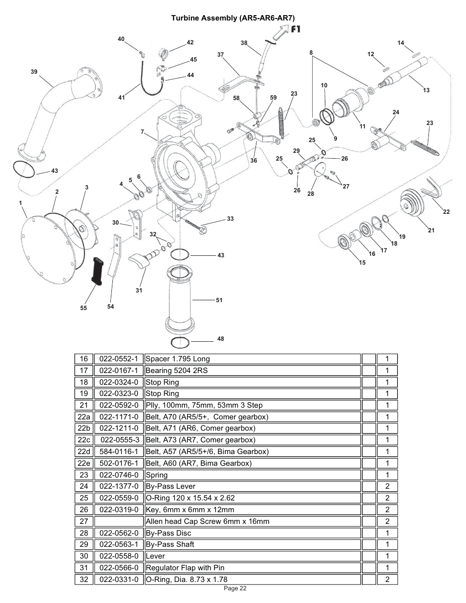 Kifco T40x1320 360,000 - 380,539 Parts Manual User Manual | Page 22 / 51