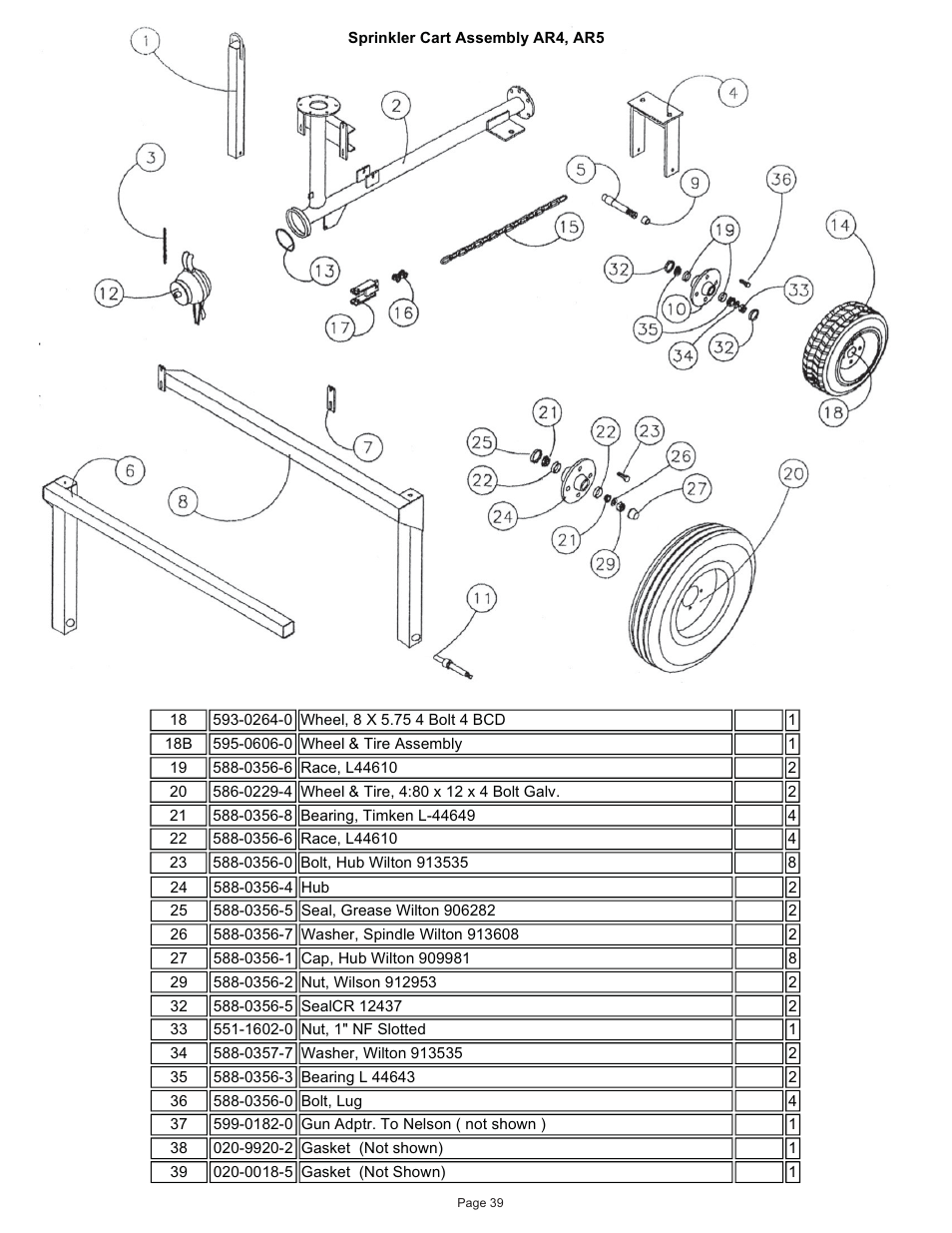 Kifco T40x1320 360,000 - 380,539 Parts Manual User Manual | Page 39 / 51