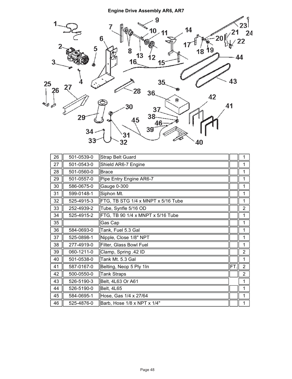 Kifco T40x1320 360,000 - 380,539 Parts Manual User Manual | Page 48 / 51