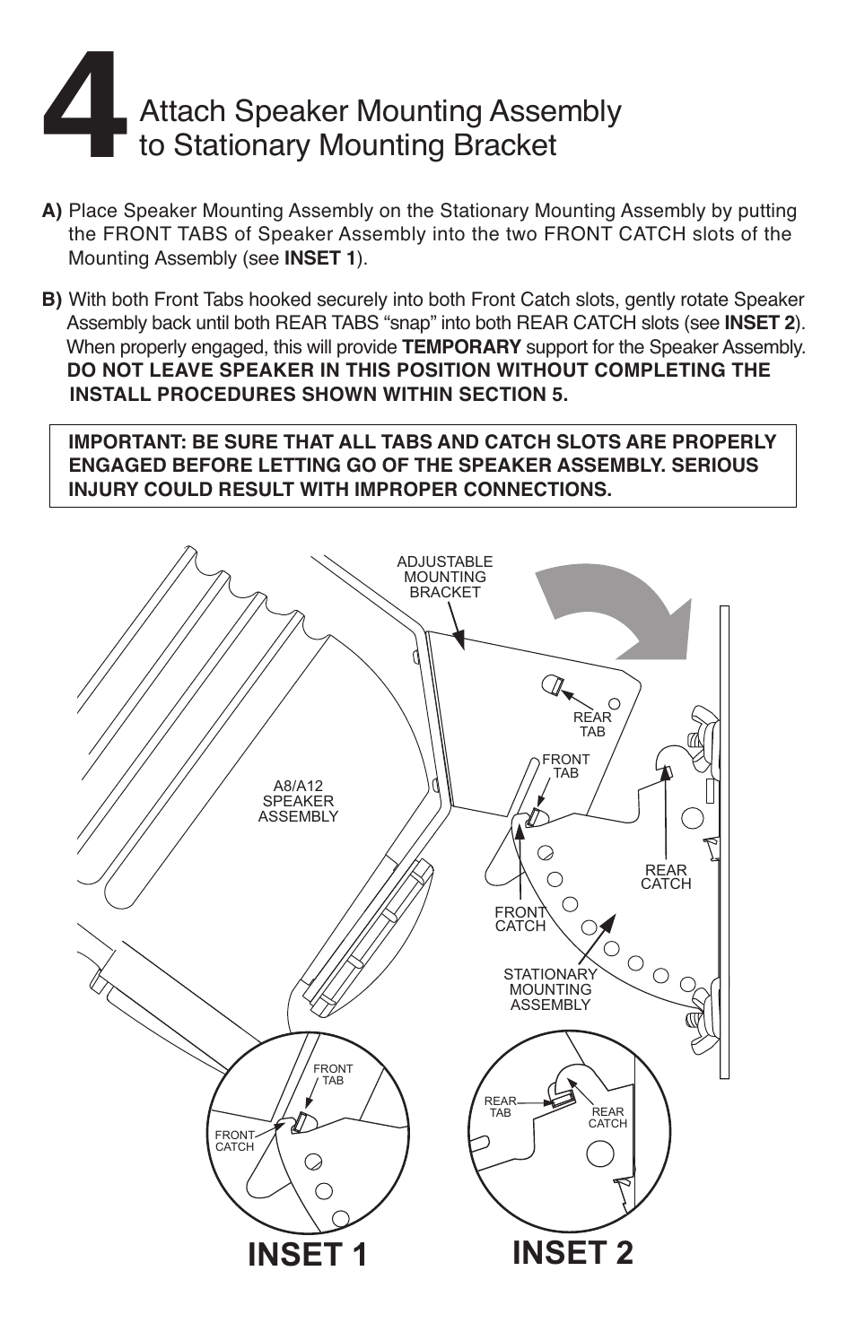 Inset 1 inset 2 | Bogen TMA812 User Manual | Page 6 / 8