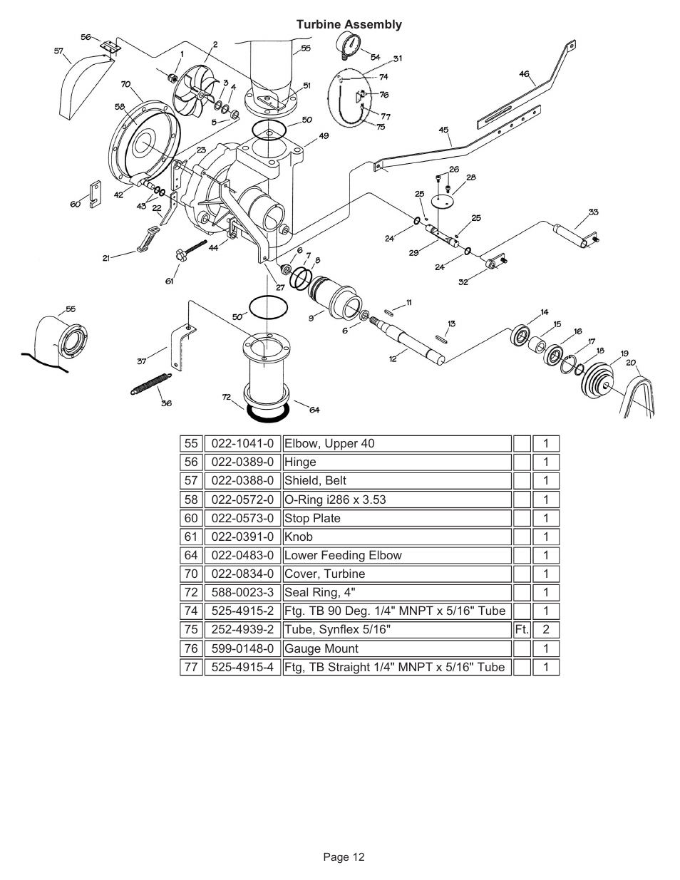 Kifco T40x1320 - Single Axle 340,000 - 359,999 Parts Manual User Manual | Page 12 / 18