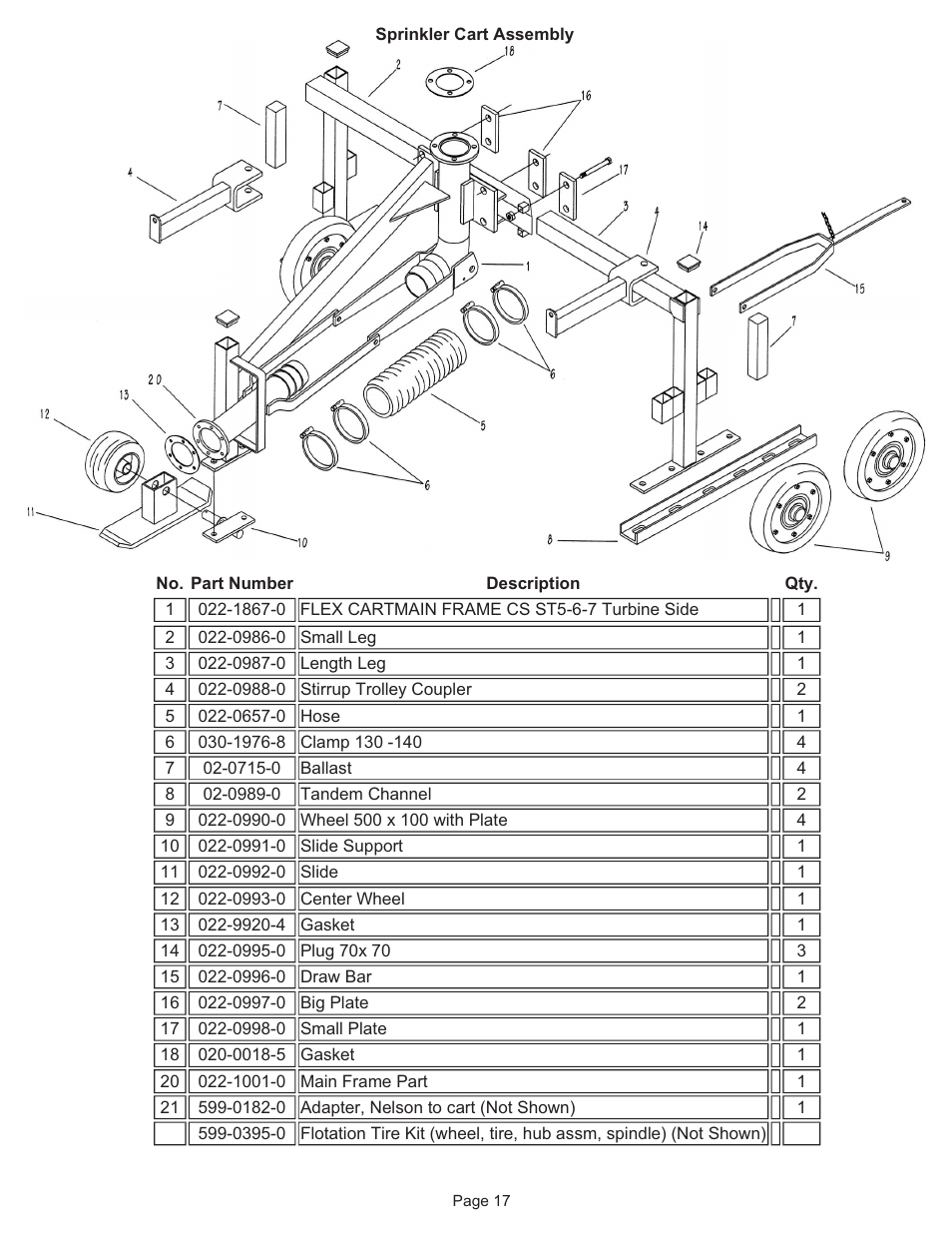Kifco T40x1320 - Single Axle 340,000 - 359,999 Parts Manual User Manual | Page 17 / 18