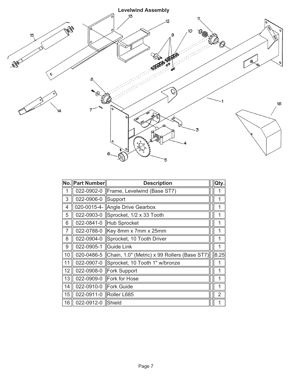 Kifco T40x1320 - Single Axle 340,000 - 359,999 Parts Manual User Manual | Page 7 / 18