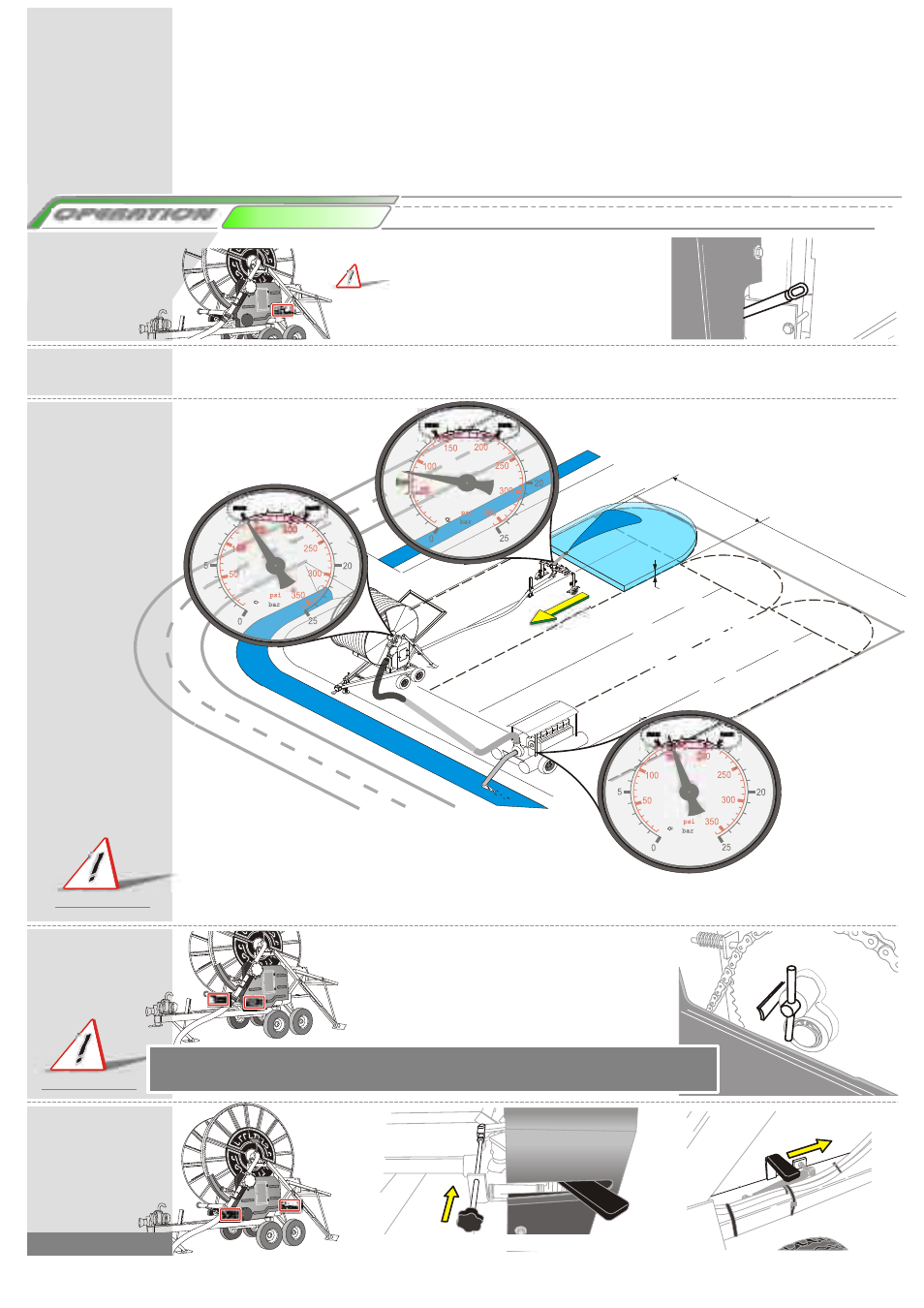 F) a) b) c) d) e), Operation, Operation winding and start up | Anti-return pawl lower, Engage, Page 10 | Kifco T45x1320 400,000 - Present Operator Manual User Manual | Page 14 / 22