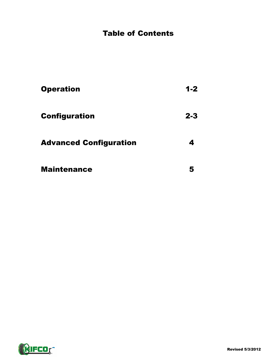 Kifco Taky User Manual | Page 3 / 9