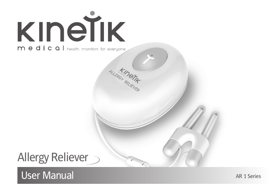 Kinetik Allergy reliever AR1 User Manual | 10 pages