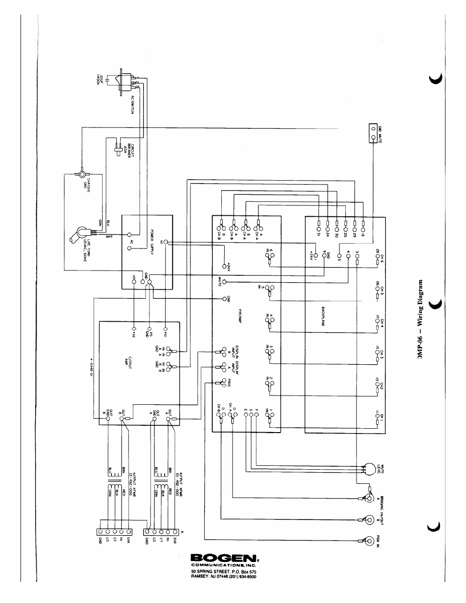 Bogen DMP-06 User Manual | Page 6 / 6