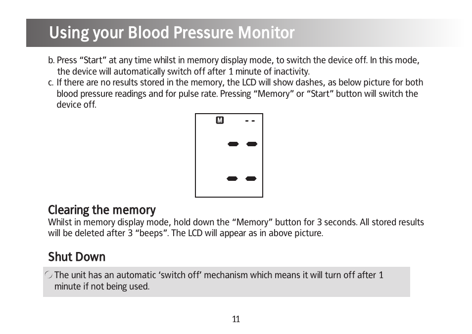 Using your blood pressure monitor, Assessing high blood pressure for adults, Classification of blood pressure for adults | Shut down | Kinetik Blood Pressure BPM3C User Manual | Page 12 / 21