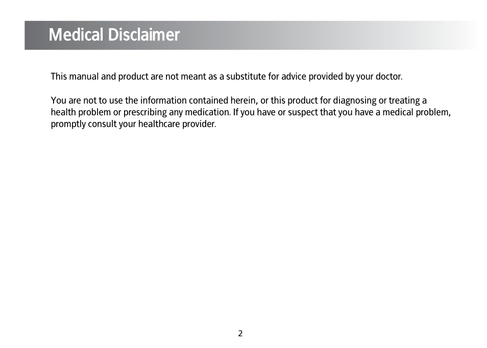 Content, Medical disclaimer | Kinetik Blood Pressure BPM4TL User Manual | Page 3 / 23