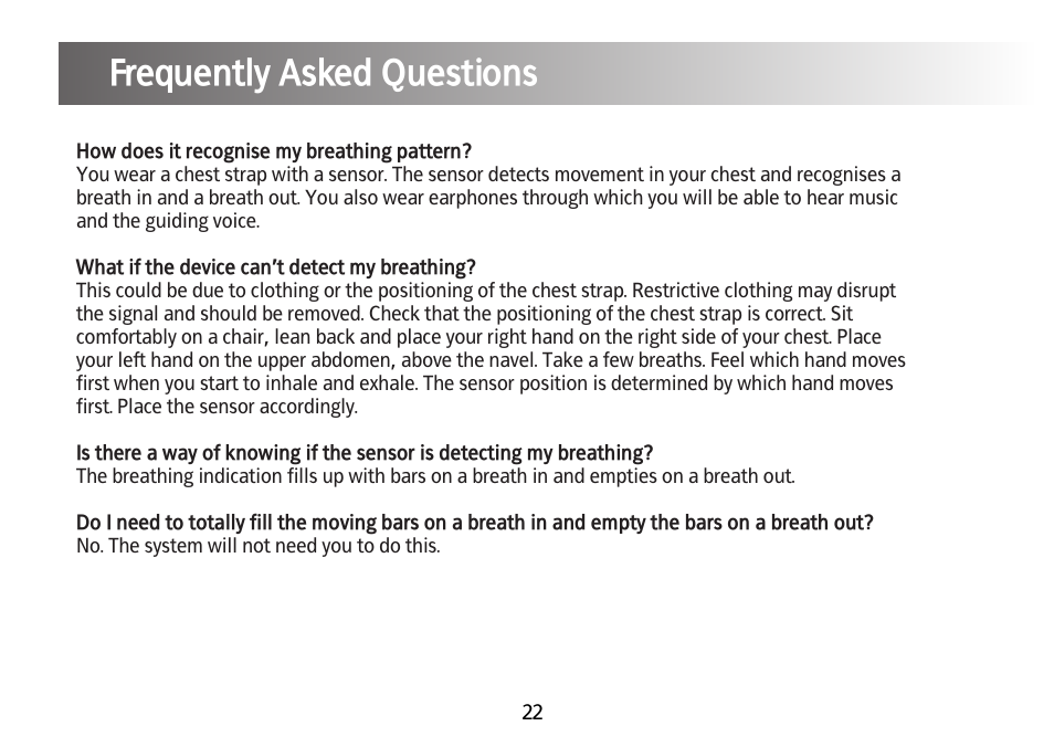 Frequently asked questions | Kinetik Blood Pressure BPL1 User Manual | Page 23 / 28