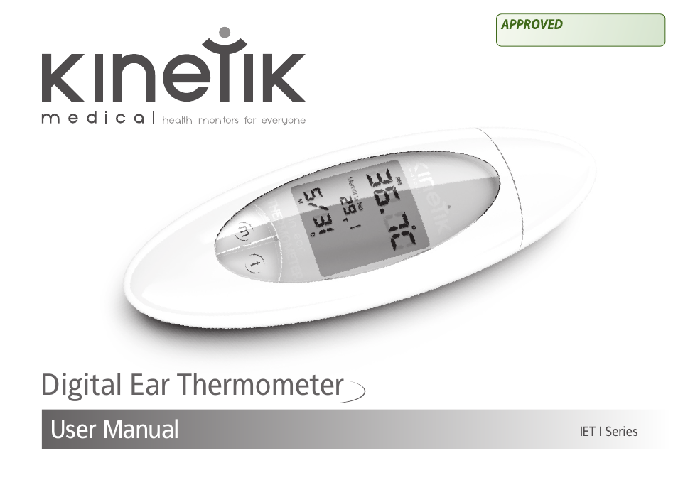 Kinetik Thermometer IET1C User Manual | 19 pages