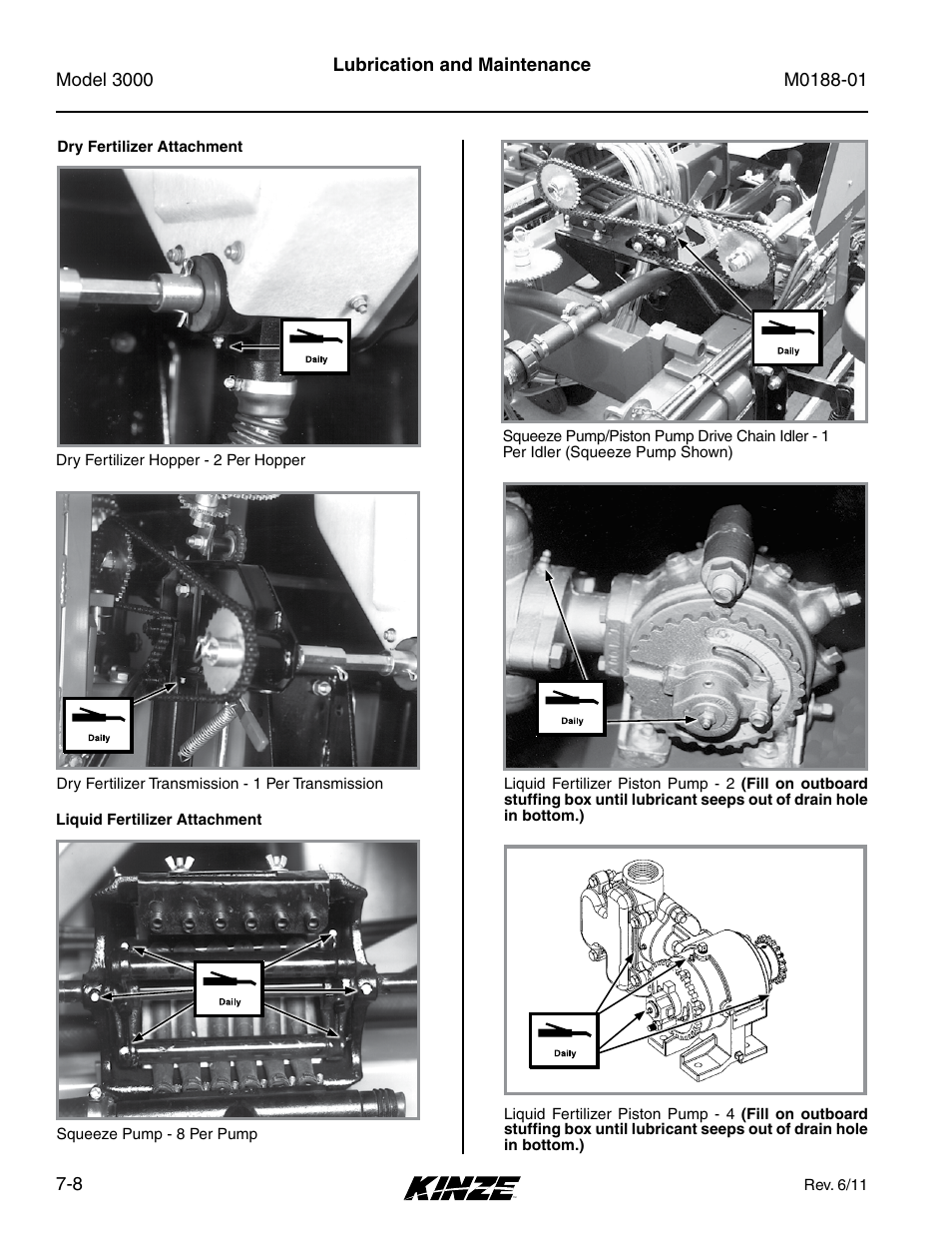 Kinze 3000 Rigid Frame Planter Rev. 6/14 User Manual | Page 138 / 168