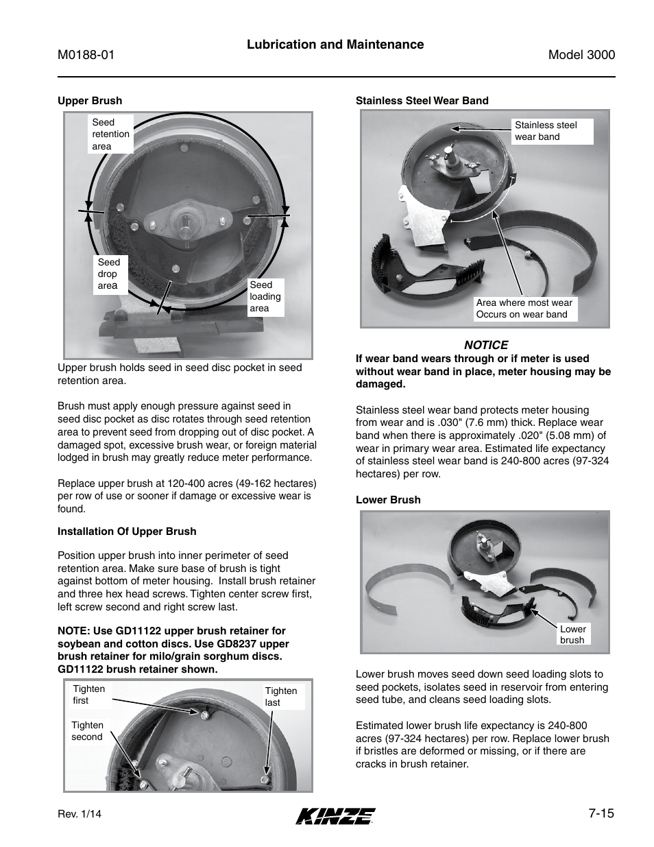 Kinze 3000 Rigid Frame Planter Rev. 6/14 User Manual | Page 145 / 168