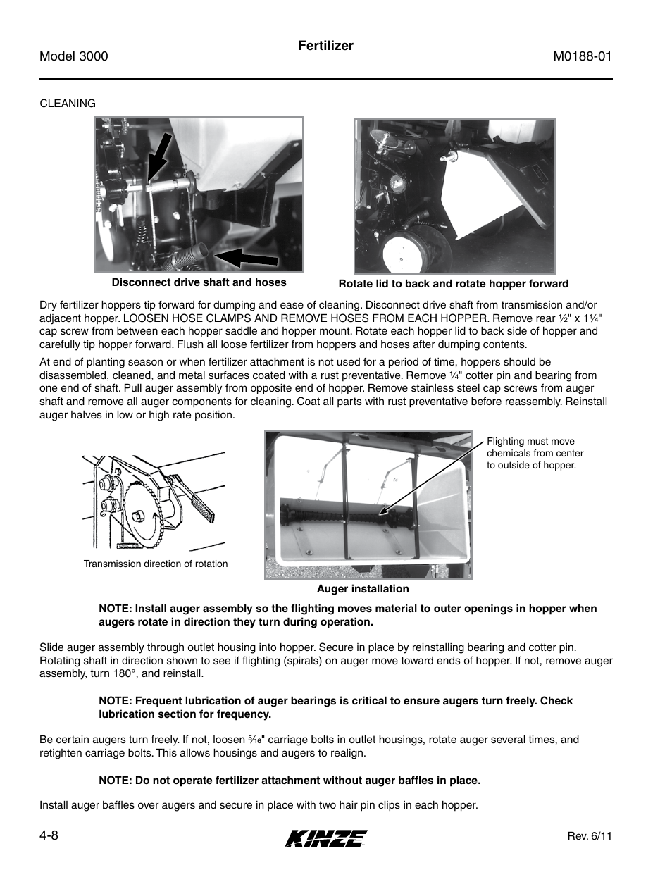 Kinze 3000 Rigid Frame Planter Rev. 6/14 User Manual | Page 56 / 168