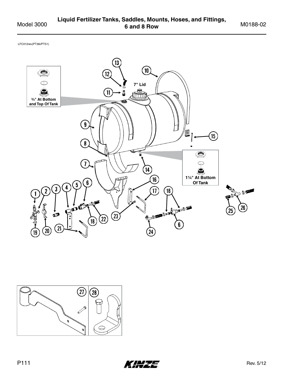 Kinze 3000 Rigid Frame Planter Rev. 5/14 User Manual | Page 114 / 154