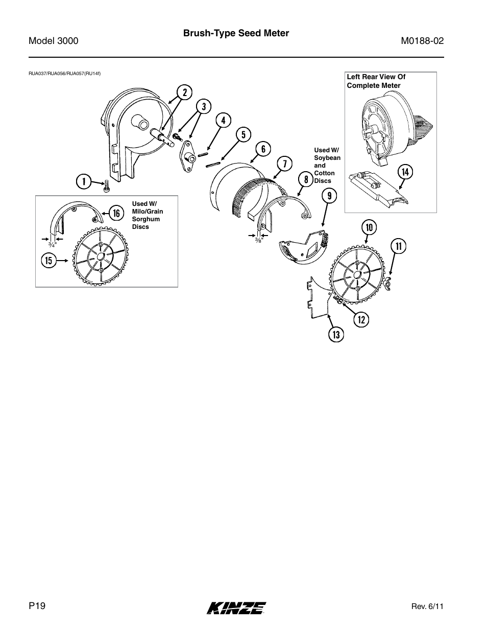 Brush-type seed meter | Kinze 3000 Rigid Frame Planter Rev. 5/14 User Manual | Page 22 / 154