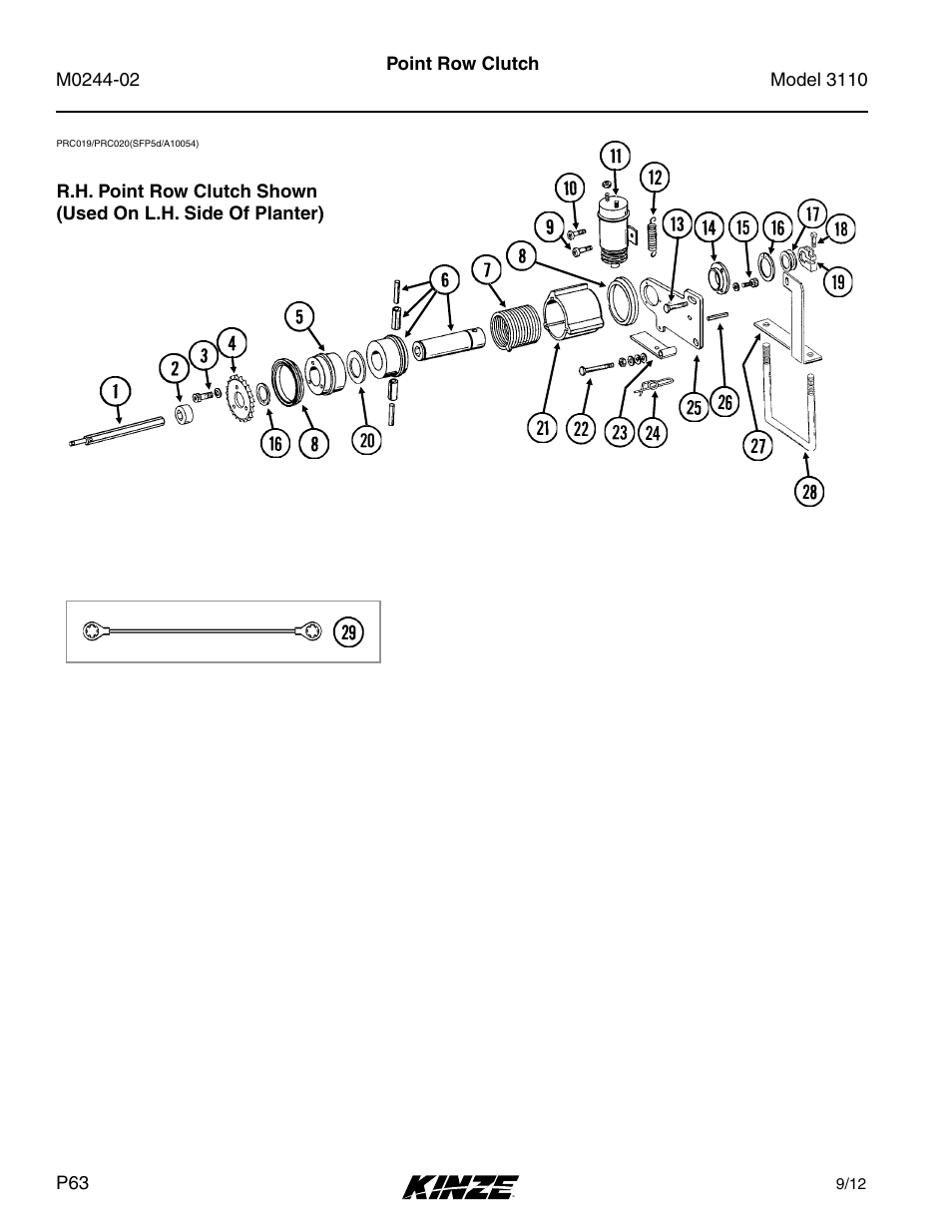 Point row clutch | Kinze 3110 Mounted Planter Rev. 5/14 User Manual | Page 66 / 100